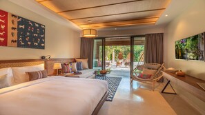Boutique Pool view | Seprai premium, isi minibar gratis, brankas, dan Wi-Fi gratis