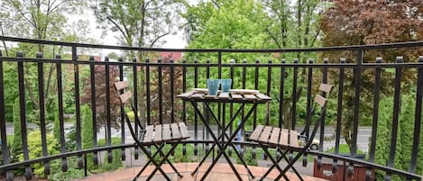 Individually decorated, individually furnished, iron/ironing board