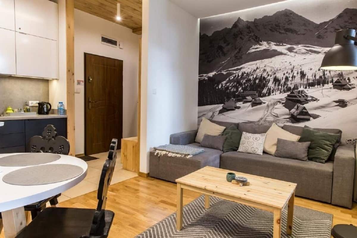 Apartamento (Radowid 21) | Zona de estar | Una televisión de pantalla plana