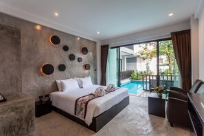 Deluxe Room, Pool Access | In-room safe, desk, free WiFi, bed sheets - Aonang Viva Resort (Krabi)