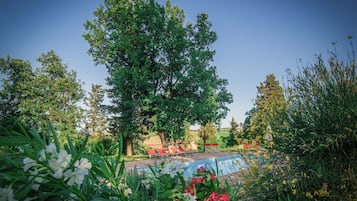 Seasonal outdoor pool, a rooftop pool, open open 24 hours, sun loungers