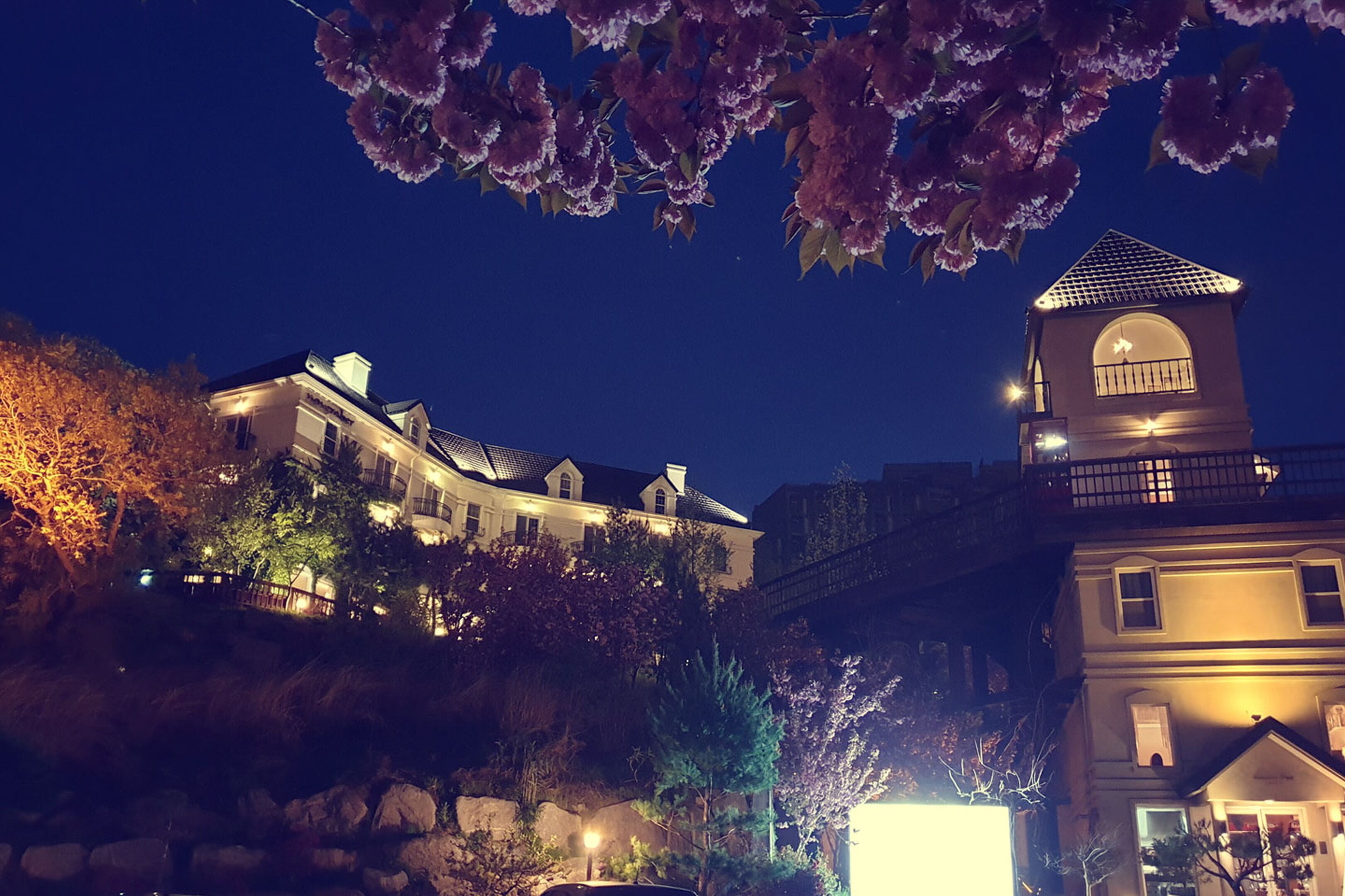 front of property – evening/night