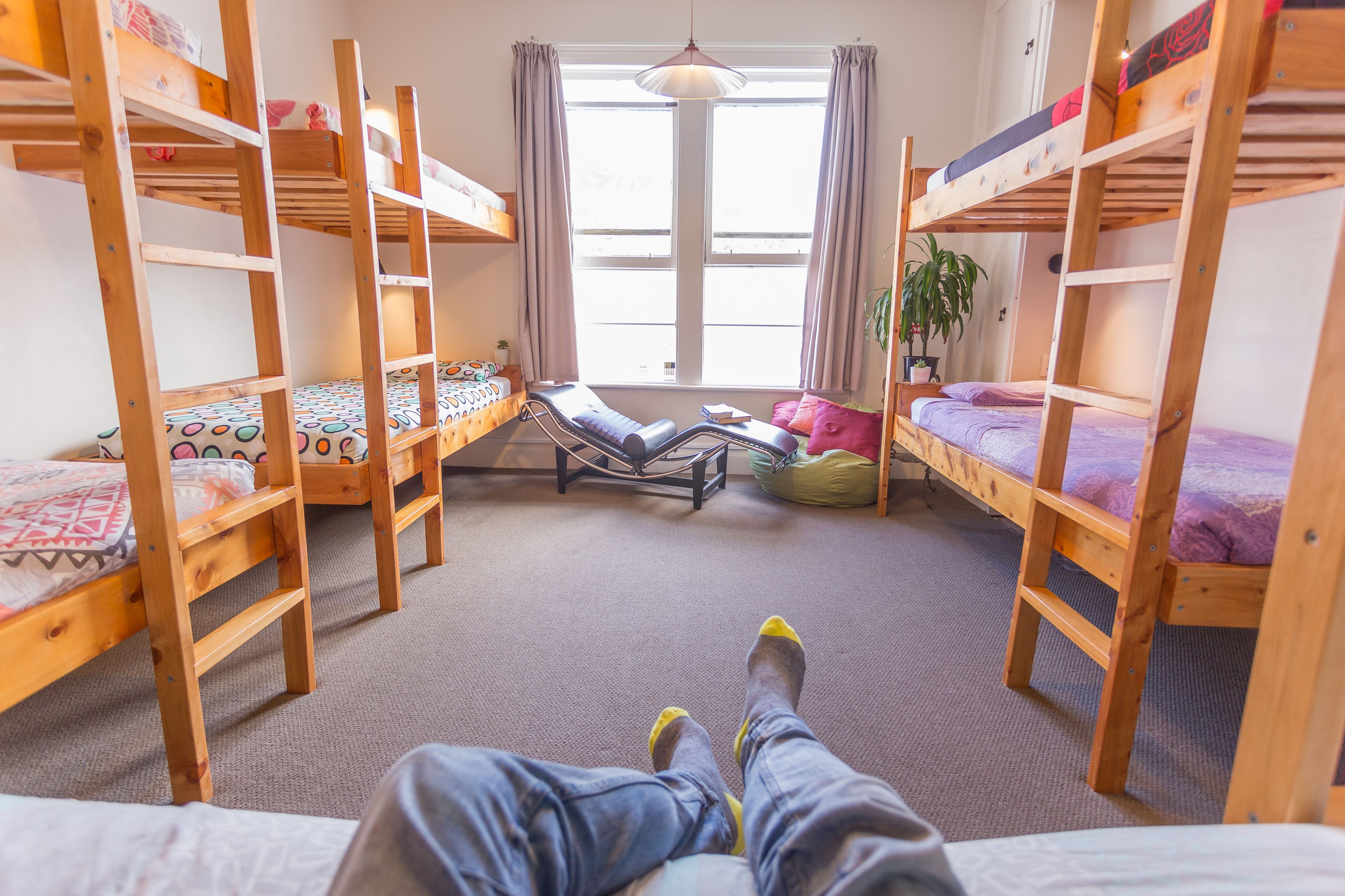Dormitório compartilhado, em dormitório misto | Vista do quarto