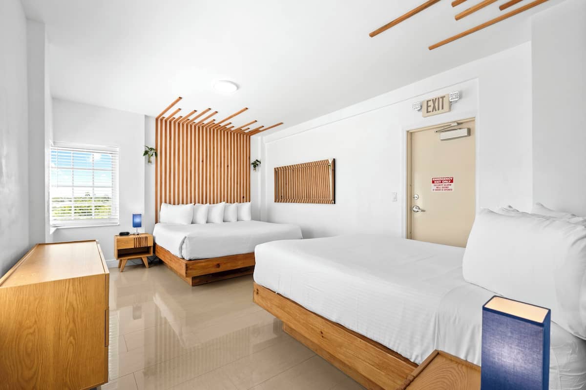 Premium-suite - 1 soveværelse - køkken - hjørneværelse | 1 soveværelse, dundyner, pengeskab på værelset, lydisolering