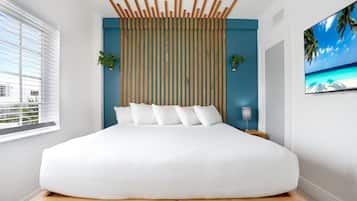 Down comforters, in-room safe, soundproofing, iron/ironing board