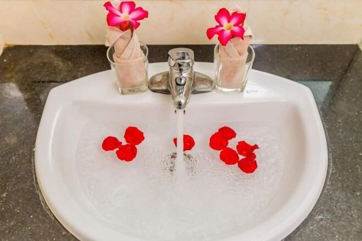 Salle de bain | Douche, pomme de douche hydromassante, articles de toilette griffés