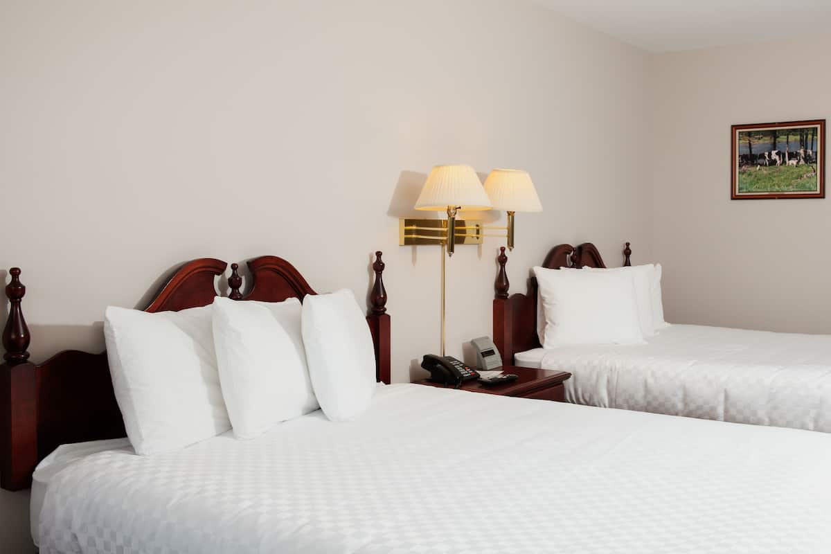 standard room, 2 queen beds | mini fridge