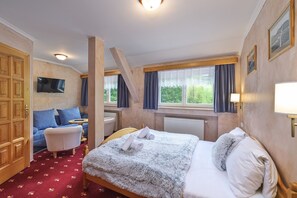 Hochwertige Bettwaren, kostenloses WLAN, Bettwäsche