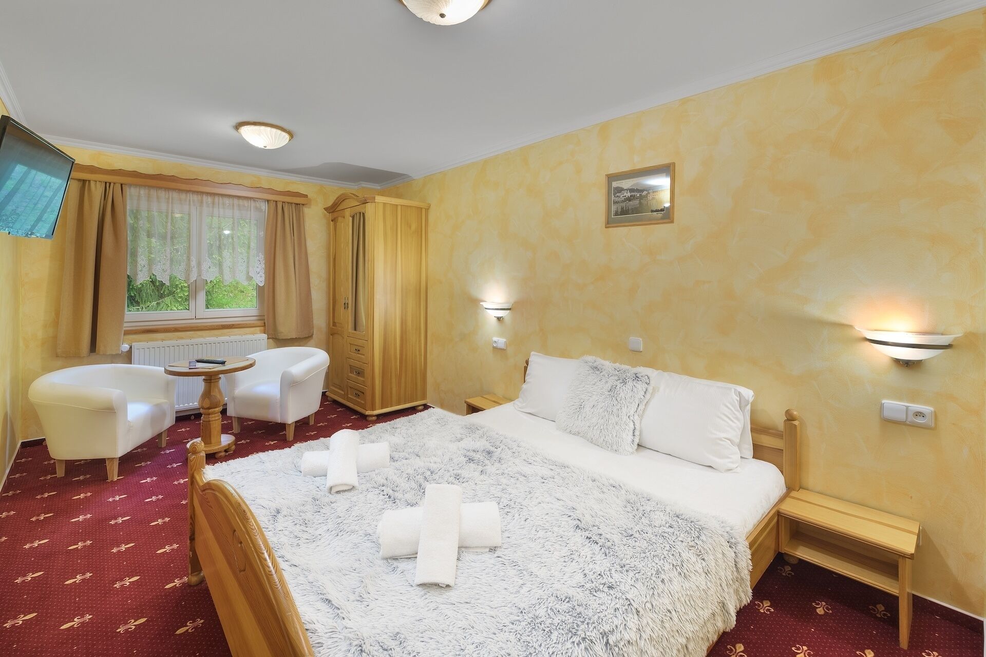 Premium bedding, free WiFi, bed sheets