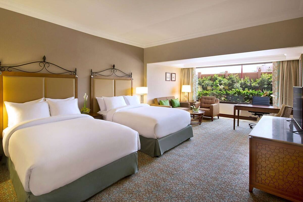 Minibar, in-room safe, desk, blackout curtains