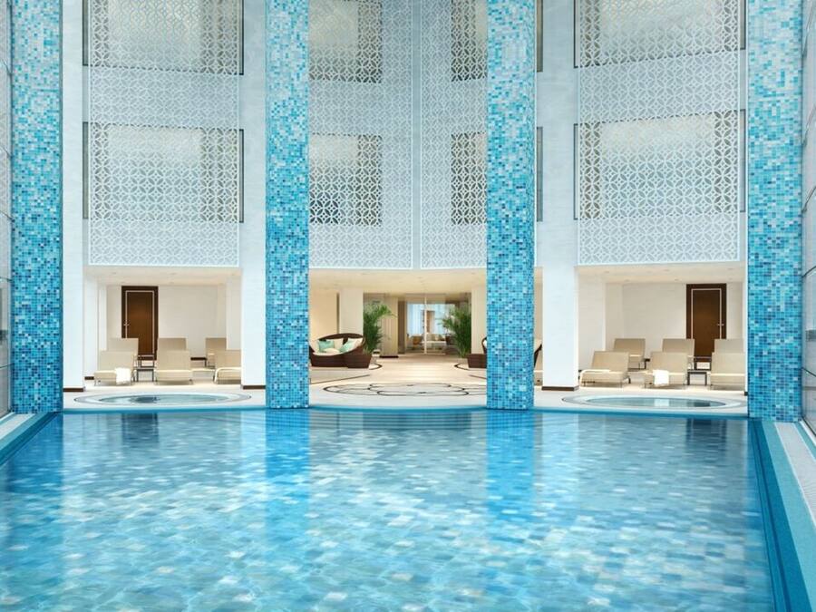 Indoor pool, outdoor pool, open 7:00 AM to 6:00 PM, pool umbrellas