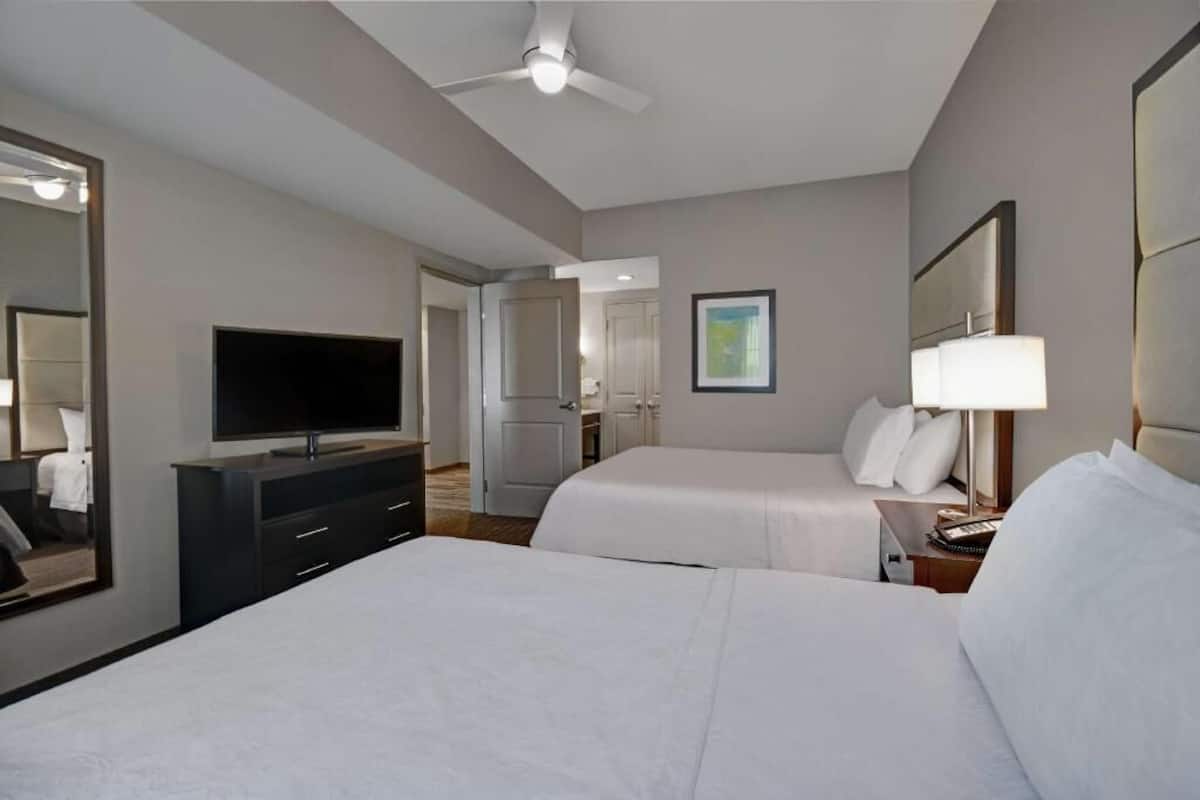 Hypo-allergenic bedding, desk, rollaway beds, free WiFi