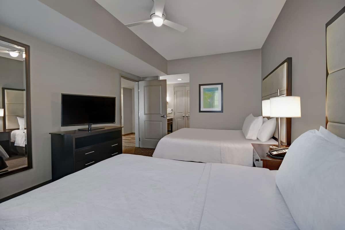 Hypo-allergenic bedding, desk, rollaway beds, free WiFi
