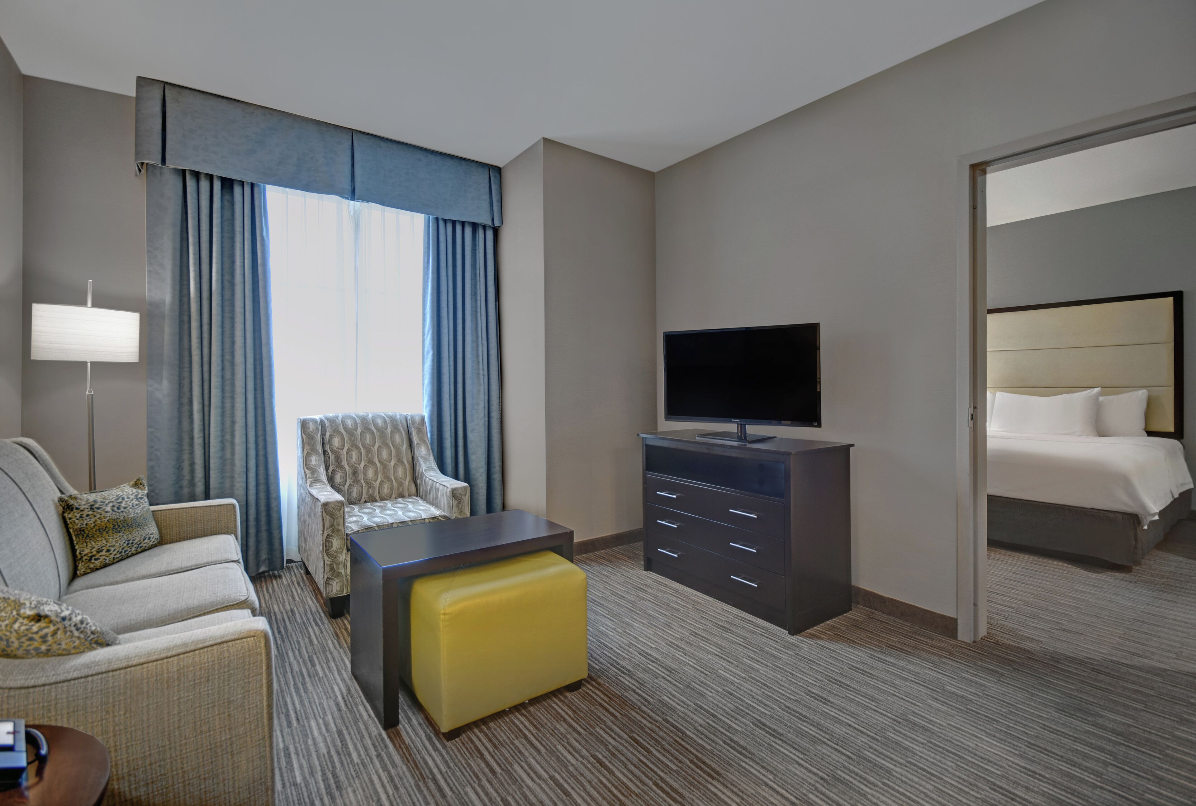 42-inch TV with cable channels