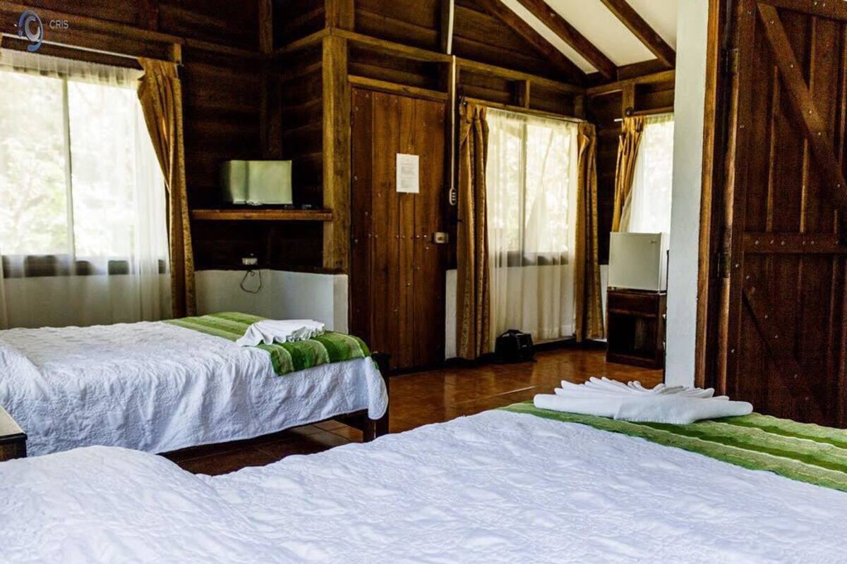Basic Cabin, 2 Double Beds, Terrace