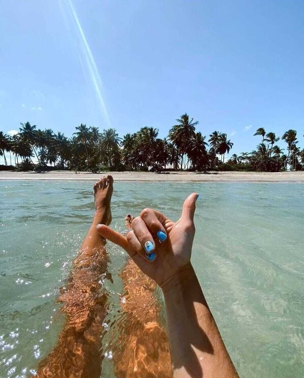 On the beach, beach towels, fishing - Anga Beach Hotel (São Miguel dos Milagres)