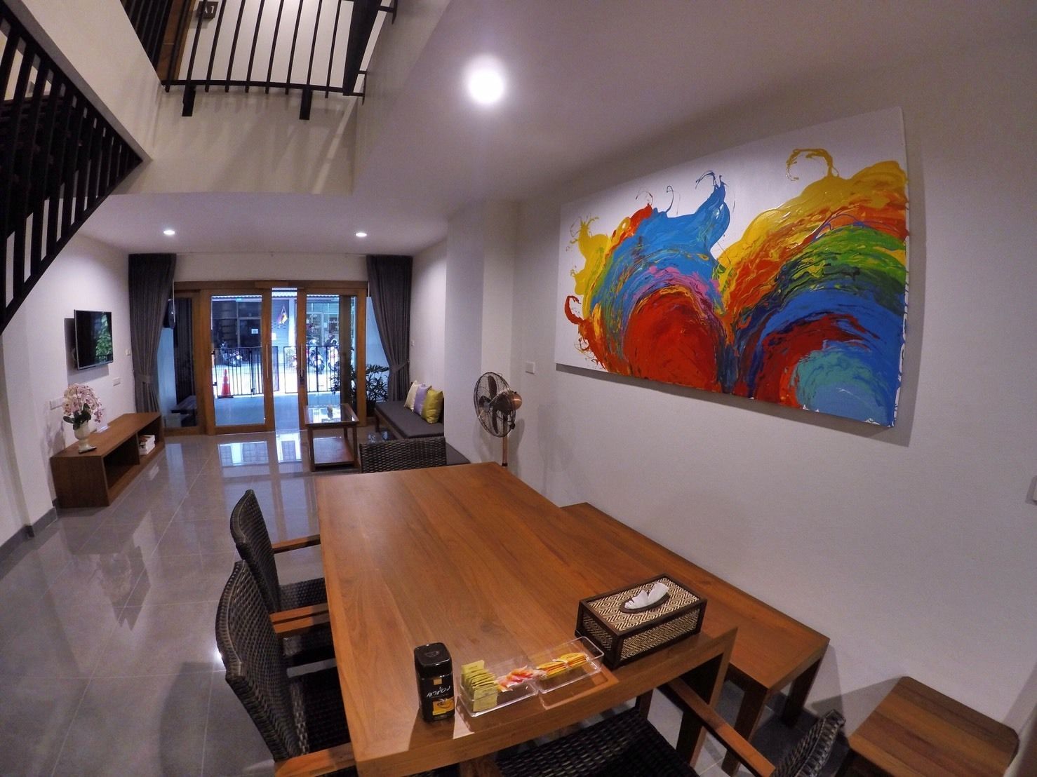 deluxe villa, 3 bedrooms, ground floor | in-room dining