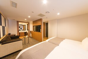 Twin Room, Non Smoking | Down comforters, iron/ironing board, free WiFi - Almont Hotel Asakusa (Tokyo)