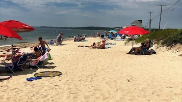 Vlak bij het strand