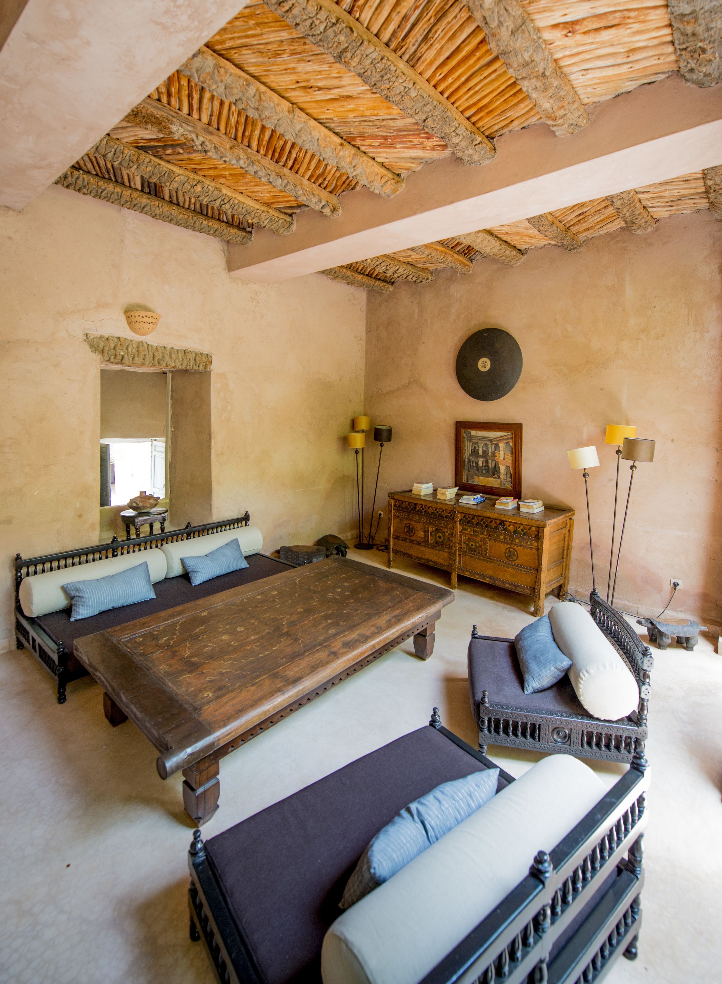 Área de estar no saguão