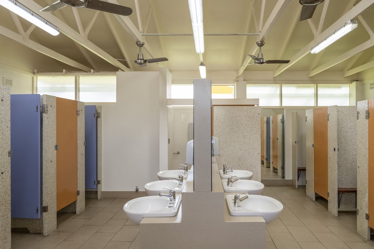 Towels, soap, toilet paper