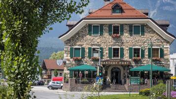 Overnatningsstedets facade