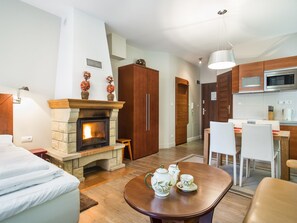 公寓 (Skocznia 1 ground floor) | 起居区 | 平板电视