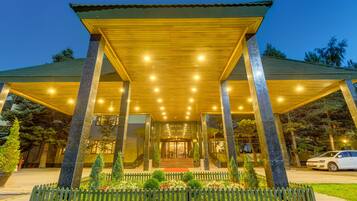 Overnatningsstedets facade
