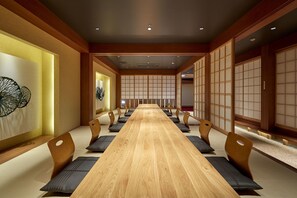 Breakfast and dinner served, Japanese cuisine