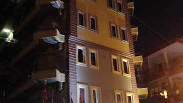 Front of property – evening/night