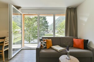 90-cm flat-screen TV with satellite channels, TV