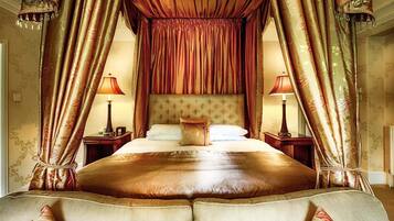 Premium bedding, memory foam beds, individually decorated