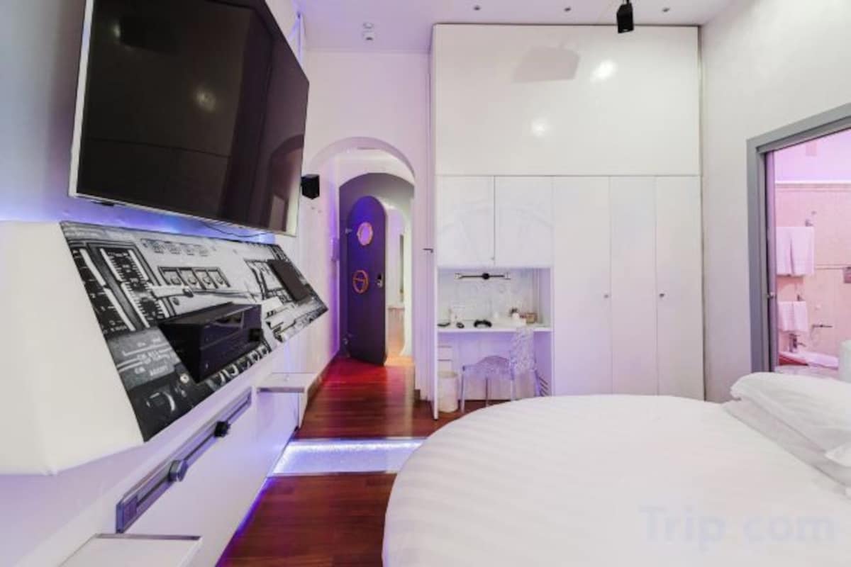 Draps italiens de Frette, literie de qualité, minibar