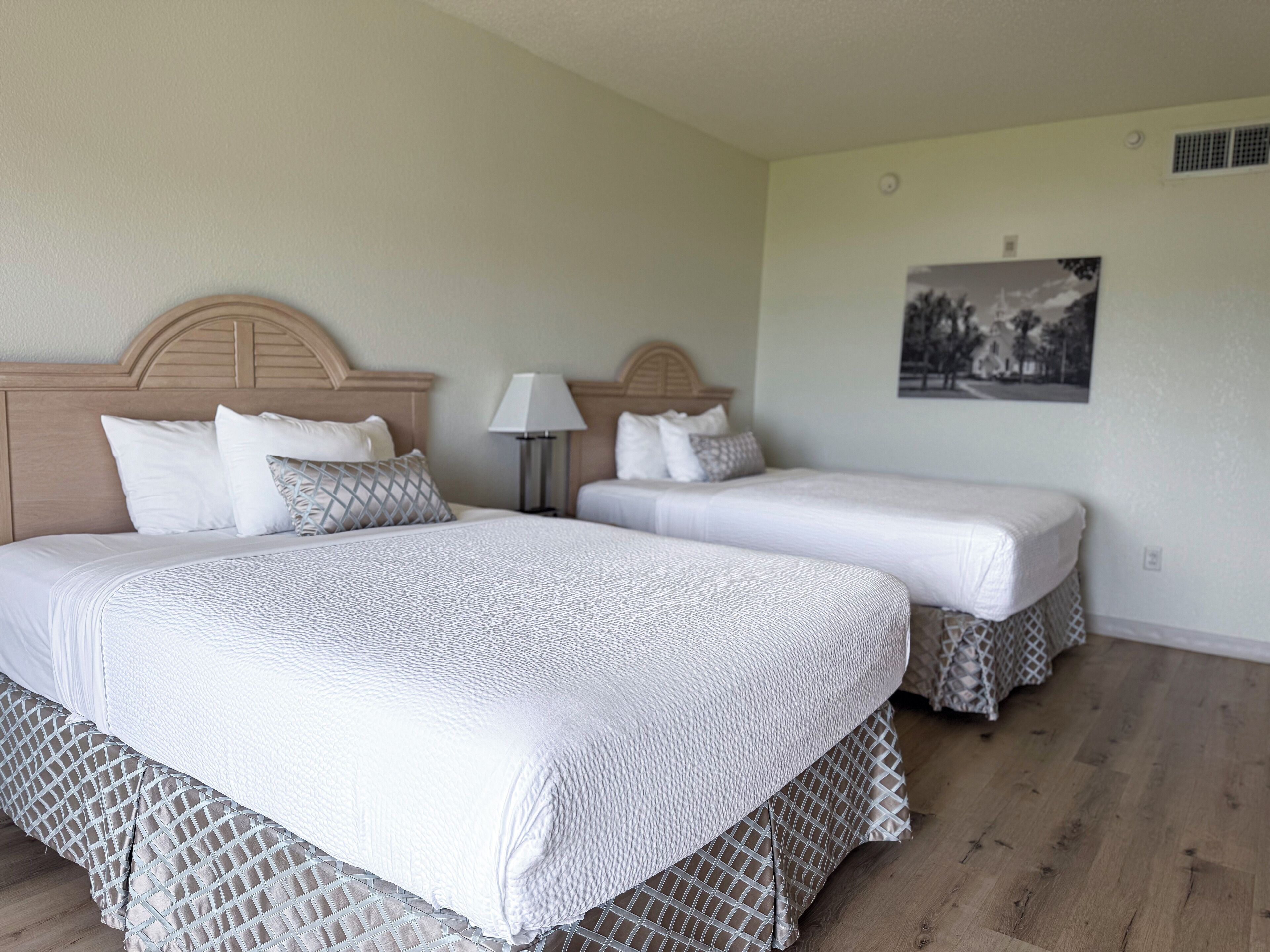 standard room, 2 queen beds | premium bedding, desk, iron/ironing board, rollaway beds