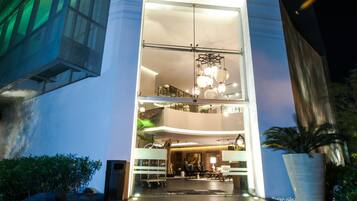 Front of property - evening/night