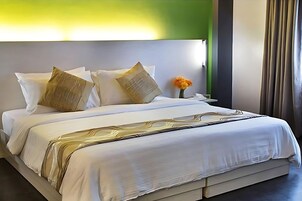 Quarto luxo | Cofres nos quartos, escrivaninha, Wi-Fi de cortesia, roupa de cama