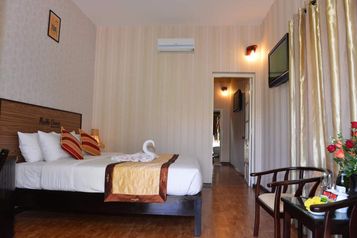 Bungalow dành cho gia đình, 2 phòng ngủ, quang cảnh vườn | Minibar, két bảo mật tại phòng, bàn