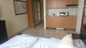 Studio, uitzicht op zee | Dineren in de kamer