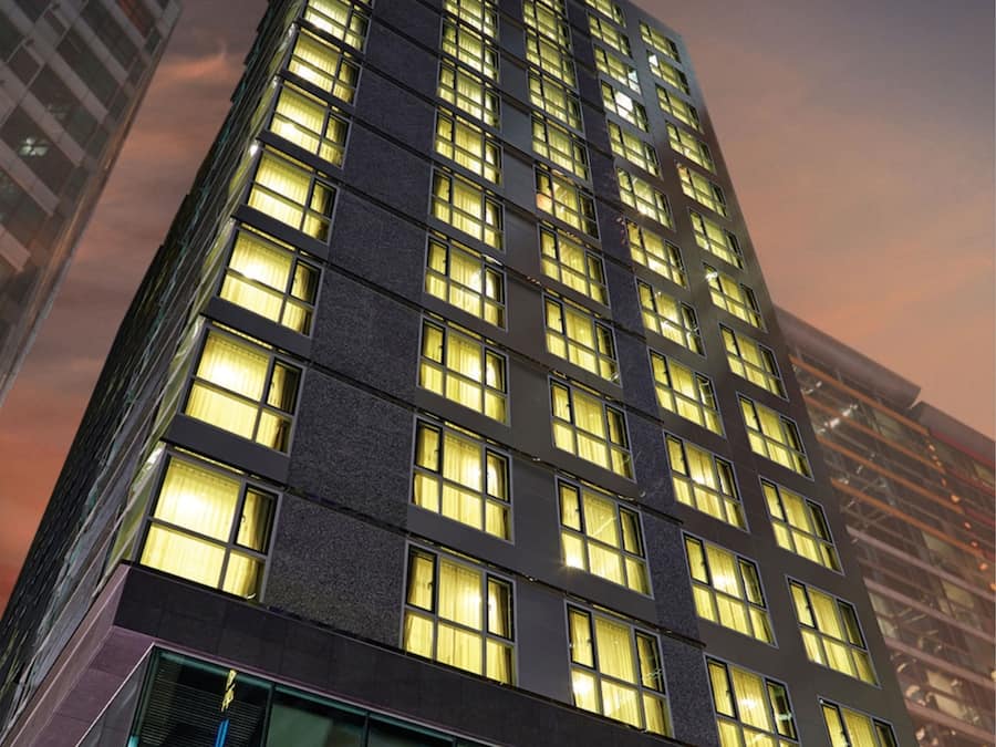 Front of property - evening/night