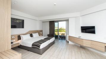 Minibar, in-room safe, desk, laptop workspace