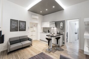 公寓, 1 间卧室 (Dimora Leoncino - Via Leoncino n. 22) | 起居区 | 平板电视