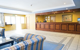 Mostrador de check-in y check-out