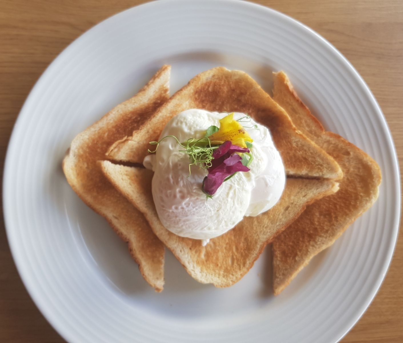 Tägliches großes Frühstück gegen Gebühr