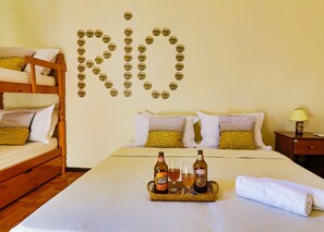Superior Quadruple Room, Private Bathroom | Individually decorated, rollaway beds, free WiFi