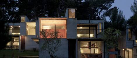 Front of property - evening/night