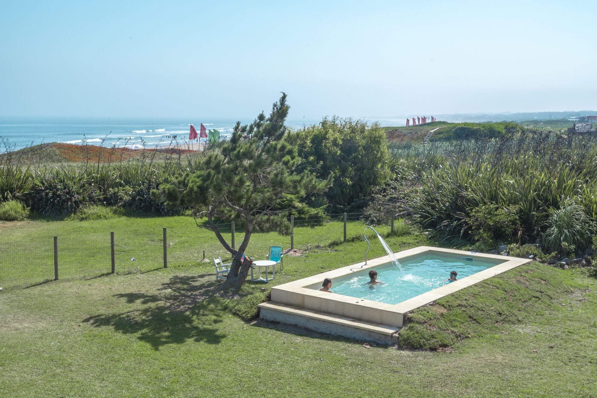 Seasonal outdoor pool