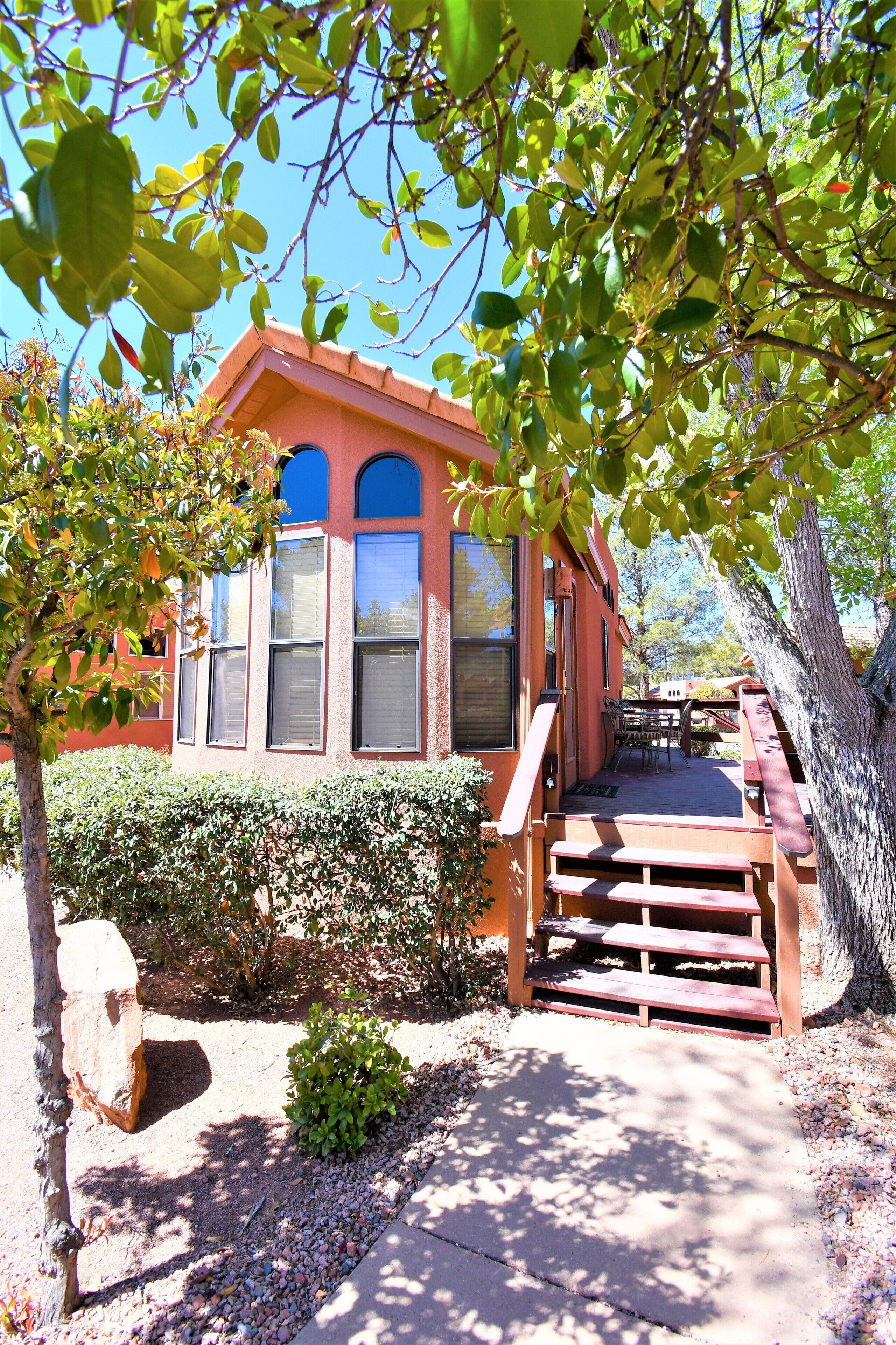 Fassade der Unterkunft