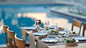 Breakfast, lunch and dinner served - Söz Hotel (Bodrum)