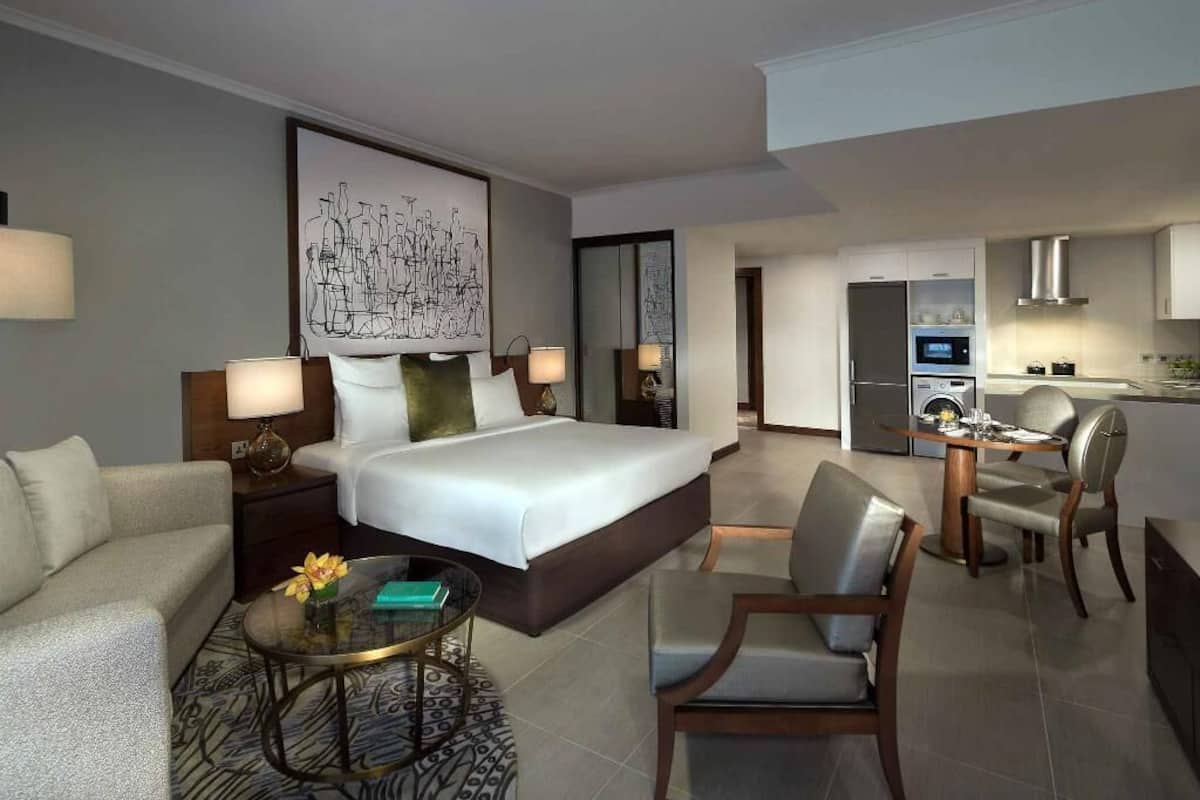 Studio, 1 trÚs grand lit (Creek View) | 1 chambre, literie de qualité supérieure