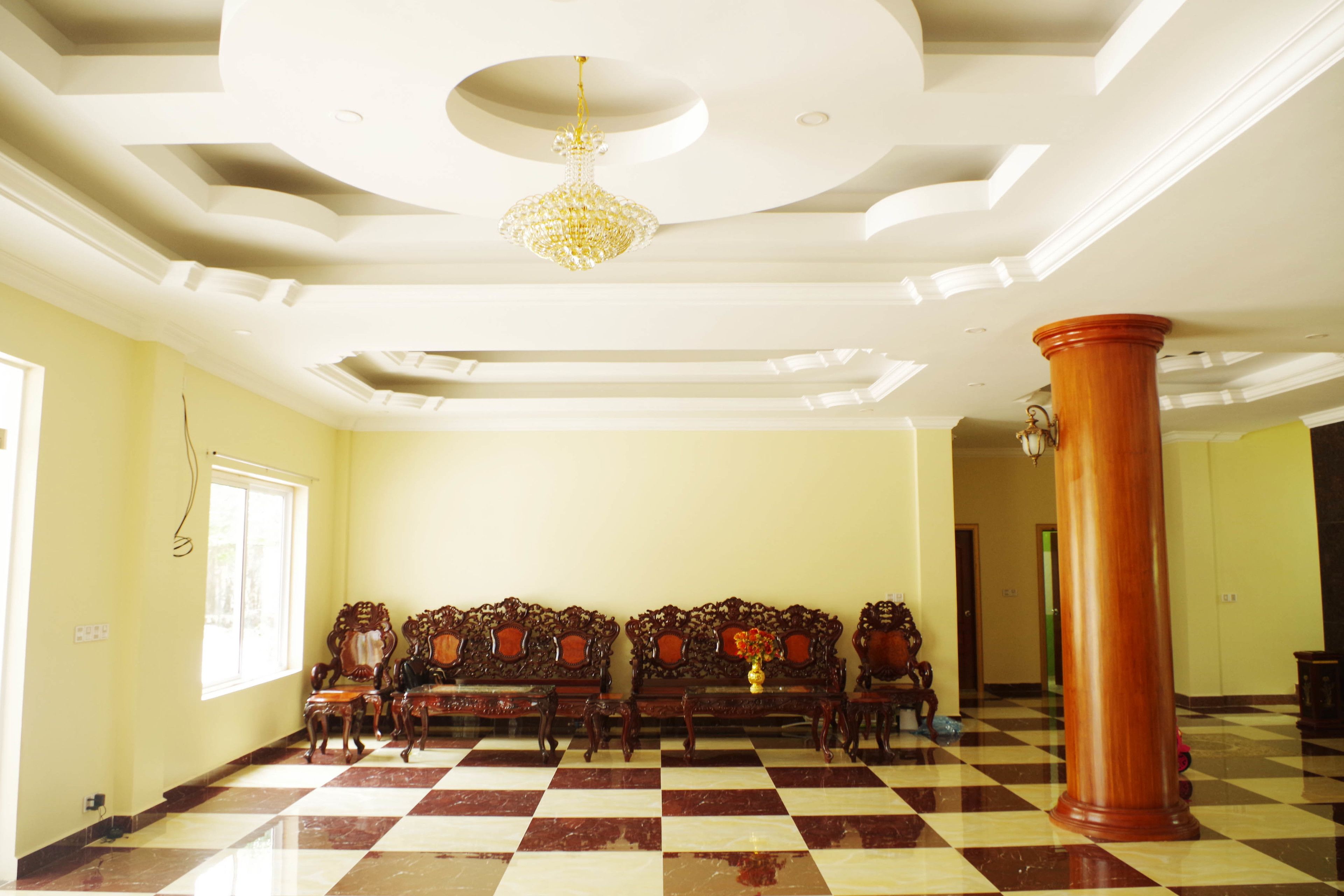 Sitteområde i lobbyen